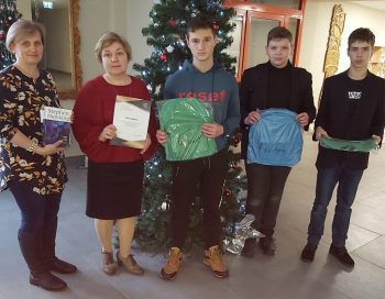 laimėtojai su A. Radžviliene