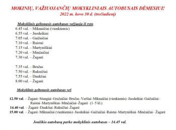 kovo 30 d. pavežėjimas