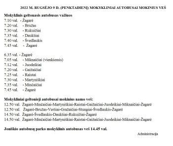 rugsėjo 9 pavežėjimas